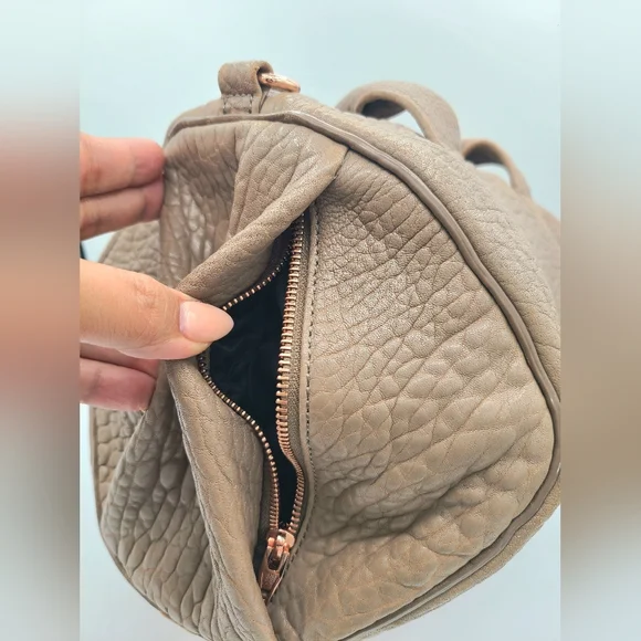 Alexander Wang Rocco Textured Leather Studded Satchel - Picture 7 of 16